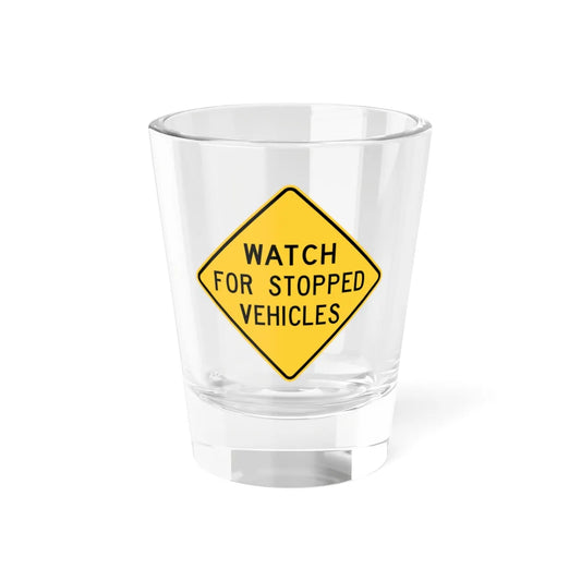 MUTCD-NE W25-5-36 (Nebraska) (Road Sign) Shot Glass 1.5oz 1.5oz - Go Mug Yourself