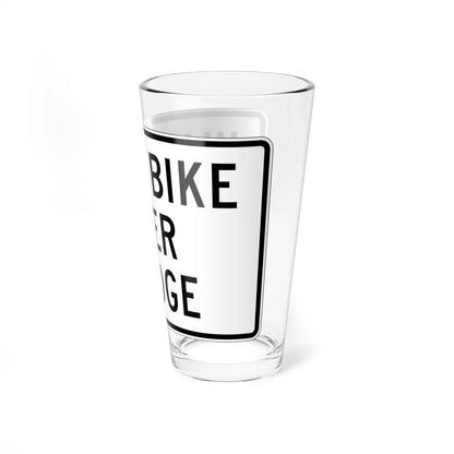 MUTCD-NJ RNJ5-14B (New Jersey) (Road Sign) Pint Glass 16oz - Go Mug Yourself
