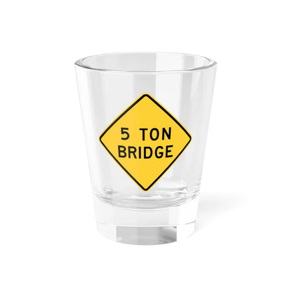 MUTCD-NY NYW3-19 (New York) (Road Sign) Shot Glass 1.5oz 1.5oz - Go Mug Yourself