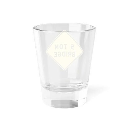 MUTCD-NY NYW3-19 (New York) (Road Sign) Shot Glass 1.5oz - Go Mug Yourself