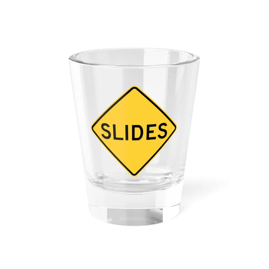 MUTCD-NY NYW4-15 (New York) (Road Sign) Shot Glass 1.5oz 1.5oz - Go Mug Yourself