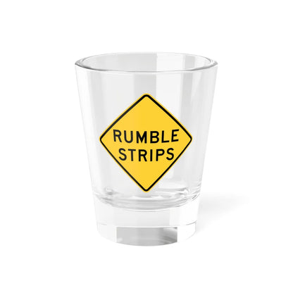 MUTCD-NY NYW4-17 (New York) (Road Sign) Shot Glass 1.5oz 1.5oz - Go Mug Yourself