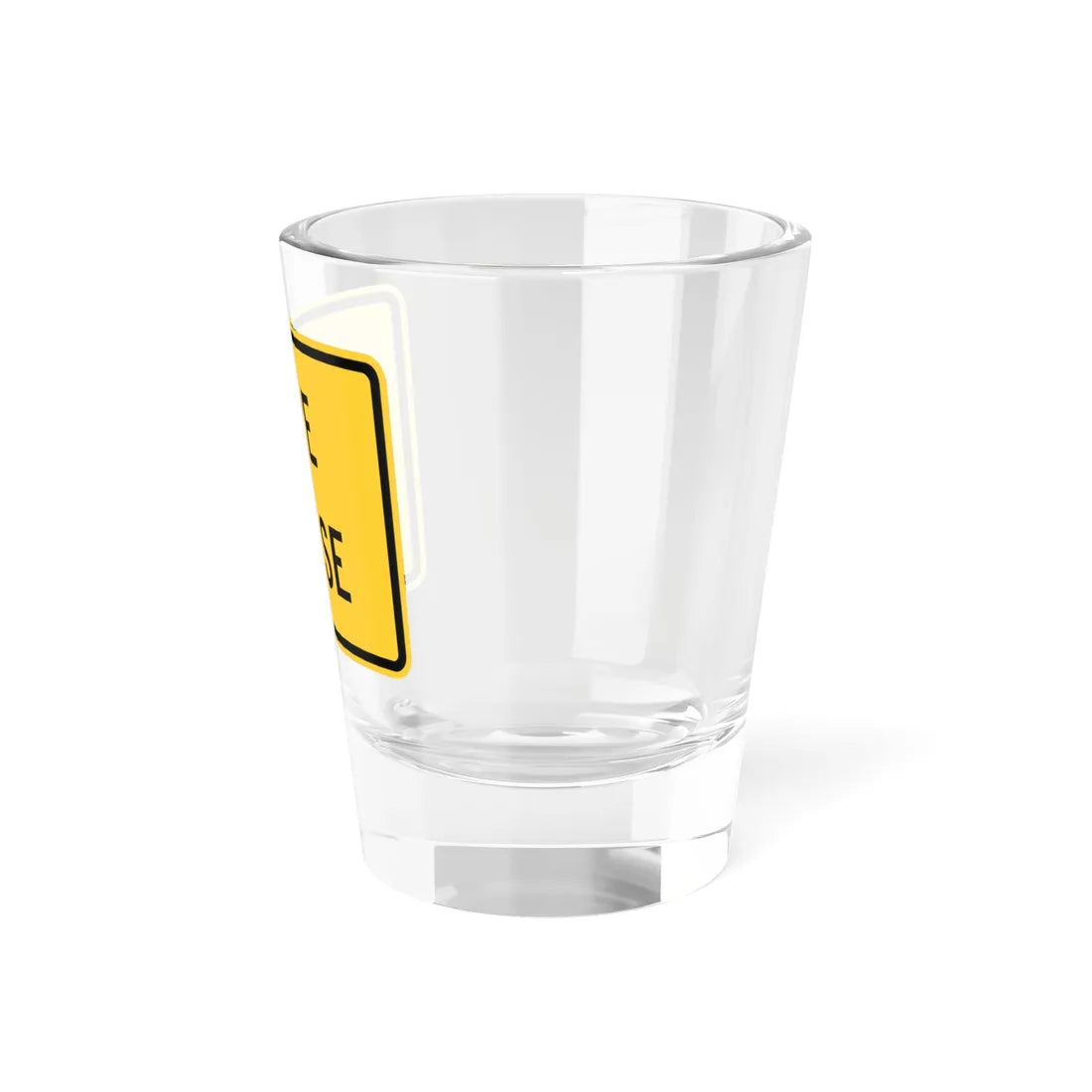 MUTCD-NY NYW5-17P (New York) (Road Sign) Shot Glass 1.5oz - Go Mug Yourself