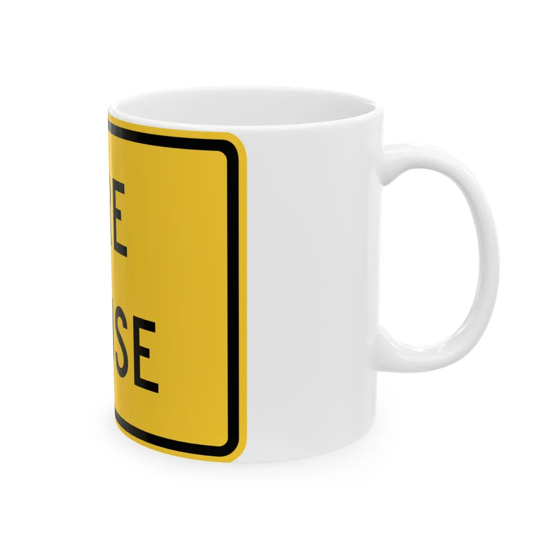 MUTCD-NY NYW5-17P (New York) (Road Sign) White Coffee Mug - Go Mug Yourself