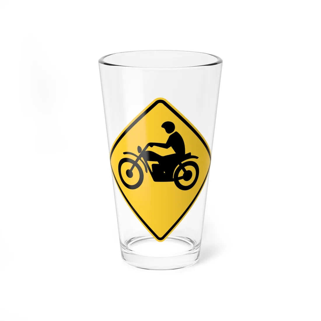 MUTCD-NY NYW5-18 (New York) (Road Sign) Pint Glass 16oz 16oz - Go Mug Yourself
