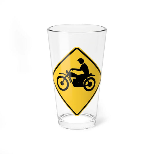 MUTCD-NY NYW5-18 (New York) (Road Sign) Pint Glass 16oz 16oz - Go Mug Yourself