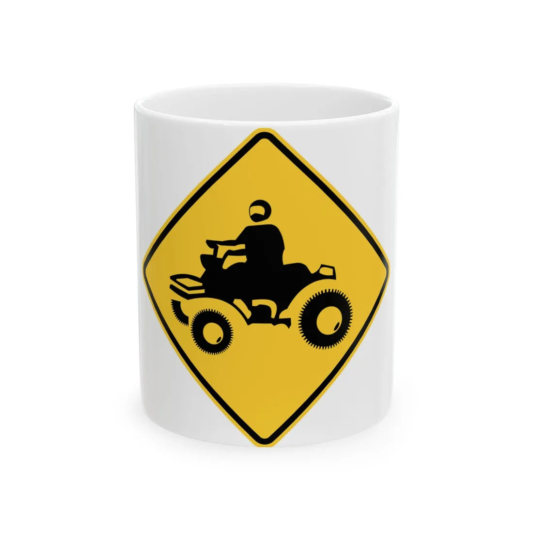 MUTCD-NY NYW5-19 (New York) (Road Sign) White Coffee Mug 11oz - Go Mug Yourself