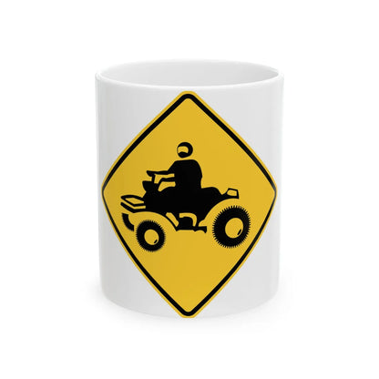 MUTCD-NY NYW5-19 (New York) (Road Sign) White Coffee Mug 11oz - Go Mug Yourself