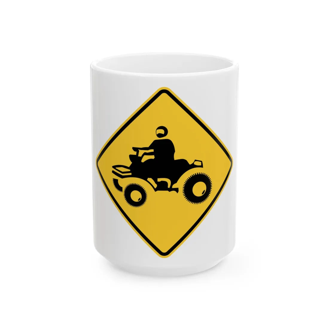 MUTCD-NY NYW5-19 (New York) (Road Sign) White Coffee Mug 15oz - Go Mug Yourself