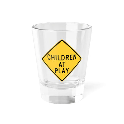 MUTCD-NY NYW7-4 (New York) (Road Sign) Shot Glass 1.5oz 1.5oz - Go Mug Yourself