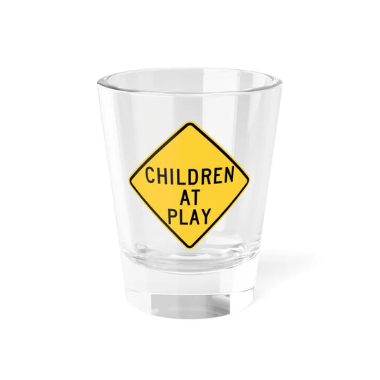 MUTCD-NY NYW7-4 (New York) (Road Sign) Shot Glass 1.5oz 1.5oz - Go Mug Yourself