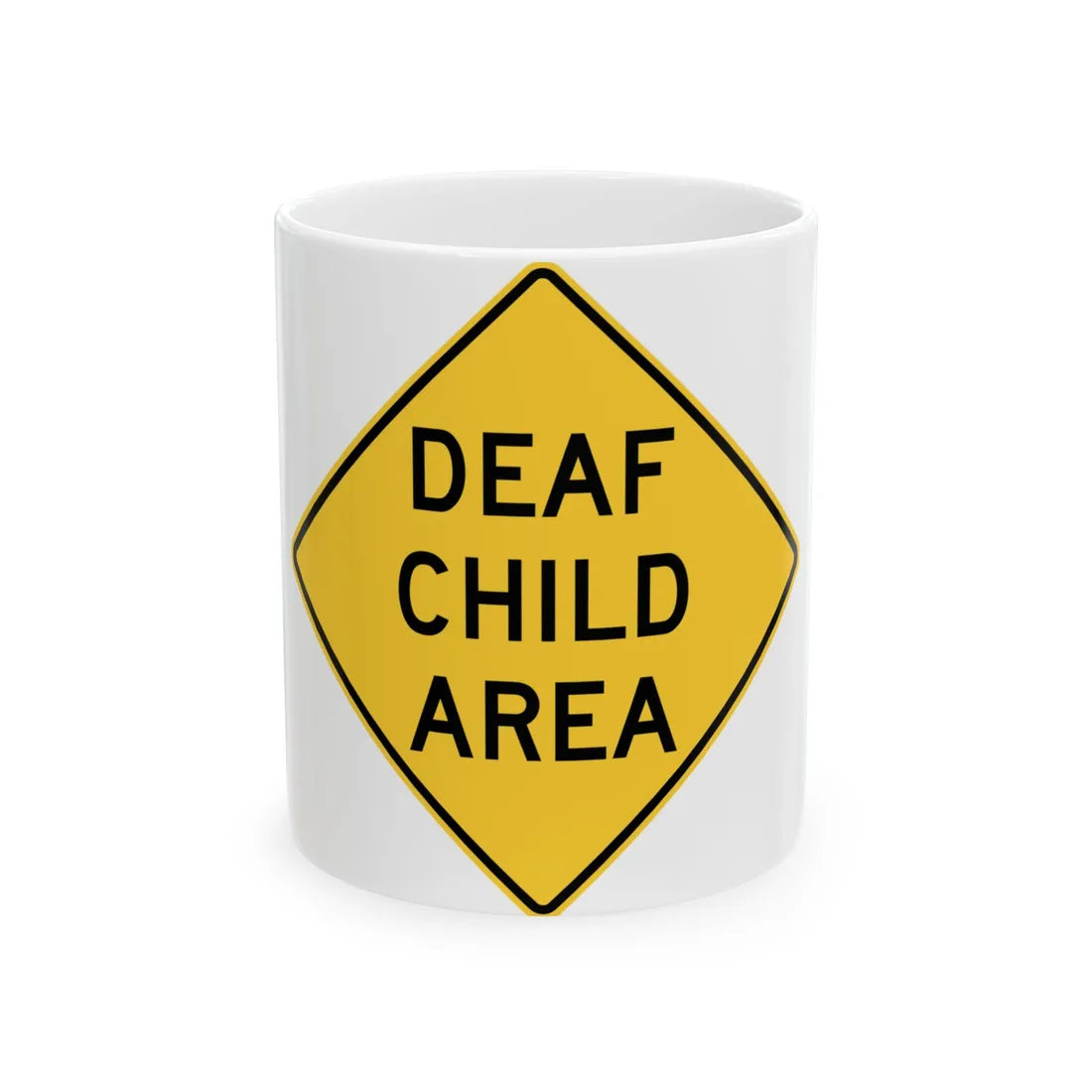 MUTCD-NY NYW7-6 (New York) (Road Sign) White Coffee Mug 11oz - Go Mug Yourself
