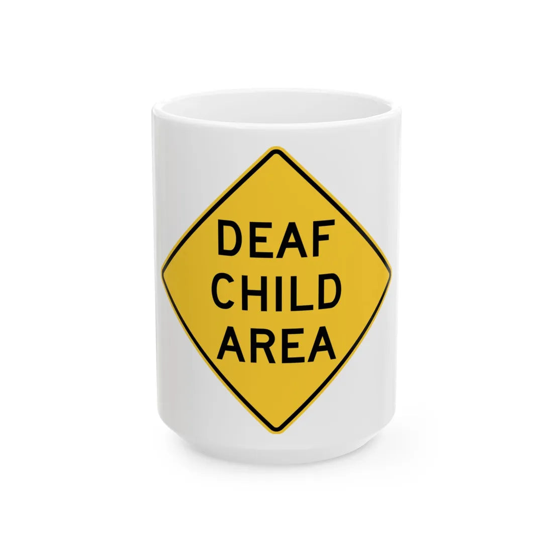 MUTCD-NY NYW7-6 (New York) (Road Sign) White Coffee Mug 15oz - Go Mug Yourself