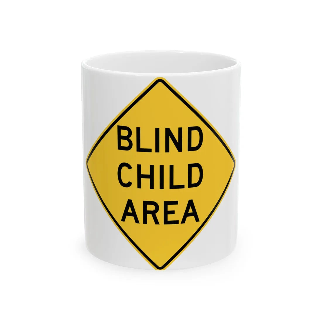 MUTCD-NY NYW7-7 (New York) (Road Sign) White Coffee Mug 11oz - Go Mug Yourself