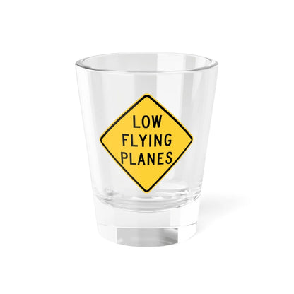 MUTCD-NY NYW7-8 (New York) (Road Sign) Shot Glass 1.5oz 1.5oz - Go Mug Yourself