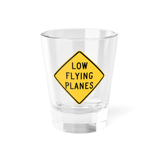 MUTCD-NY NYW7-8 (New York) (Road Sign) Shot Glass 1.5oz 1.5oz - Go Mug Yourself
