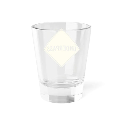 MUTCD-NY NYW7-9 (New York) (Road Sign) Shot Glass 1.5oz - Go Mug Yourself