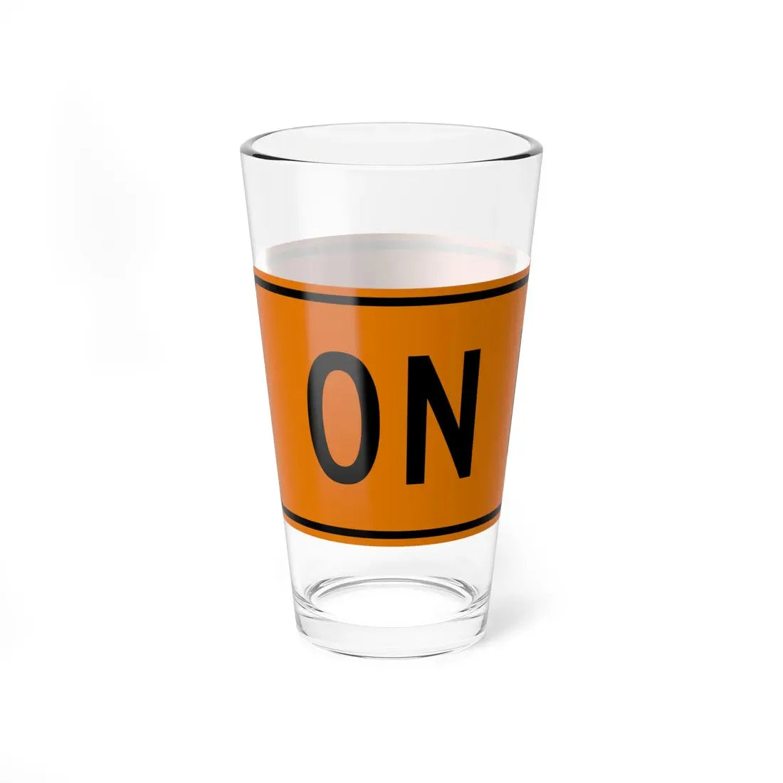 MUTCD-OH CW8-H6aPL (Ohio) (Road Sign) Pint Glass 16oz - Go Mug Yourself