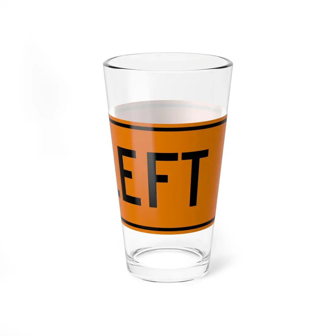 MUTCD-OH CW8-H6aPL (Ohio) (Road Sign) Pint Glass 16oz - Go Mug Yourself