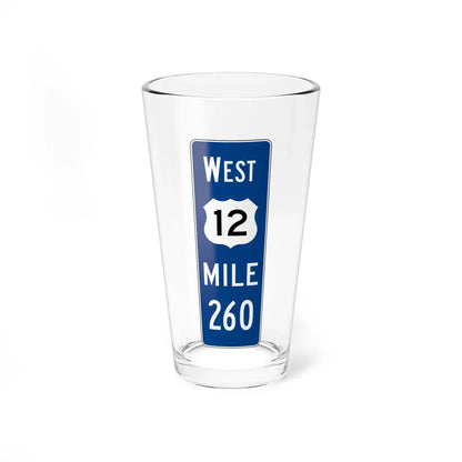 MUTCD-OH D10-4 (Ohio) (Road Sign) Pint Glass 16oz 16oz - Go Mug Yourself