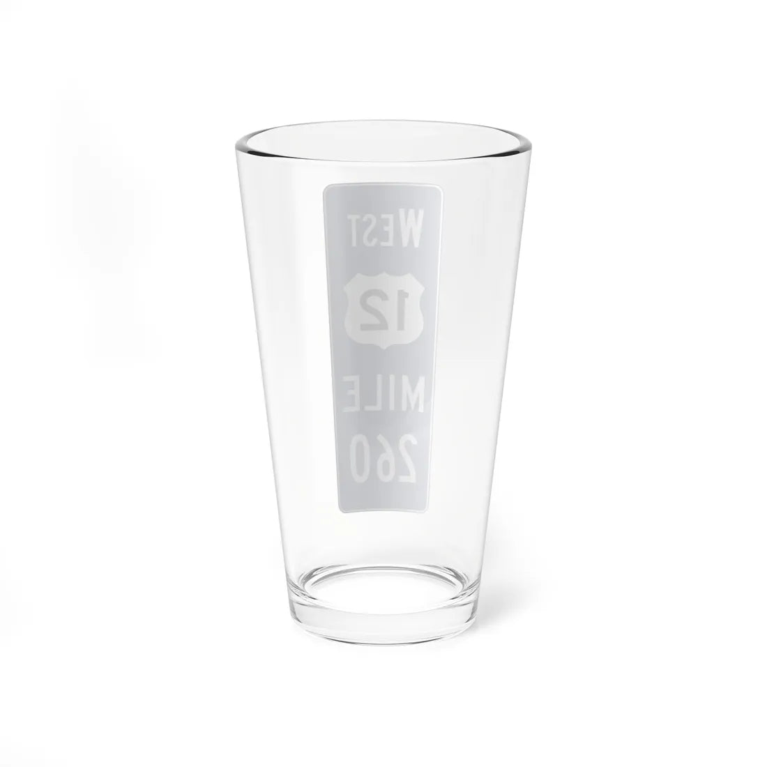 MUTCD-OH D10-4 (Ohio) (Road Sign) Pint Glss 16oz - Go Mug Yourself