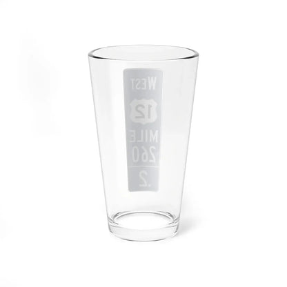MUTCD-OH D10-5 (Ohio) (Road Sign) Pint Glass 16oz - Go Mug Yourself