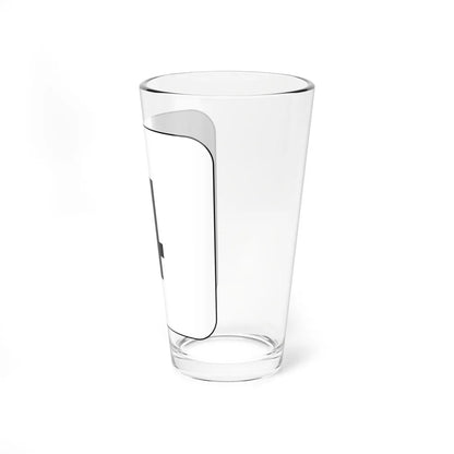 MUTCD-OH D10-H8 open text (Ohio) (Road Sign) Pint Glass 16oz - Go Mug Yourself