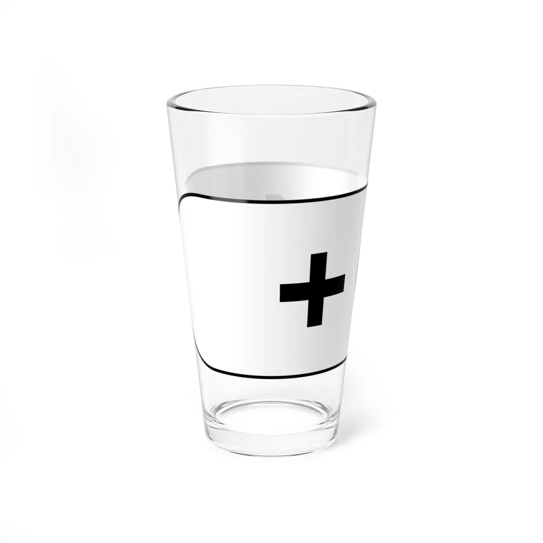 MUTCD-OH D10-H8a open text (Ohio) (Road Sign) Pint Glass 16oz - Go Mug Yourself