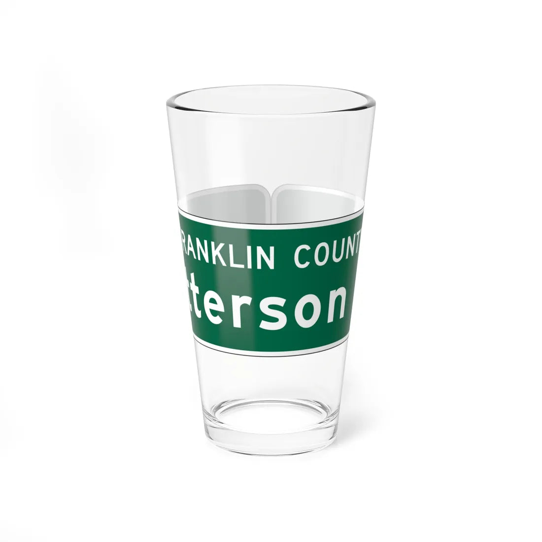 MUTCD-OH D3-H6b (Ohio) (Road Sign) Pint Glass 16oz 16oz - Go Mug Yourself