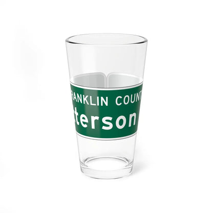 MUTCD-OH D3-H6b (Ohio) (Road Sign) Pint Glass 16oz 16oz - Go Mug Yourself