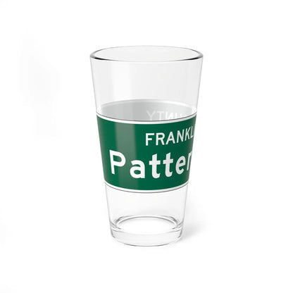 MUTCD-OH D3-H6b (Ohio) (Road Sign) Pint Glass 16oz - Go Mug Yourself