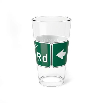 MUTCD-OH D3-H6c (Ohio) (Road Sign) Pint Glass 16oz - Go Mug Yourself