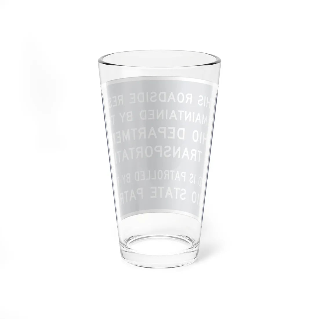 MUTCD-OH D5-H18 (Ohio) (Road Sign) Pint Glass 16oz - Go Mug Yourself