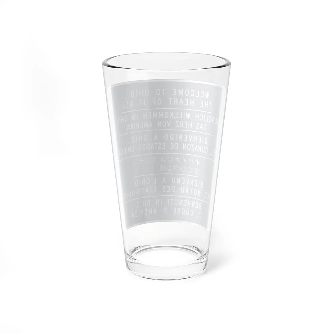 MUTCD-OH D5-H20 (Ohio) (Road Sign) Pint Glass 16oz - Go Mug Yourself