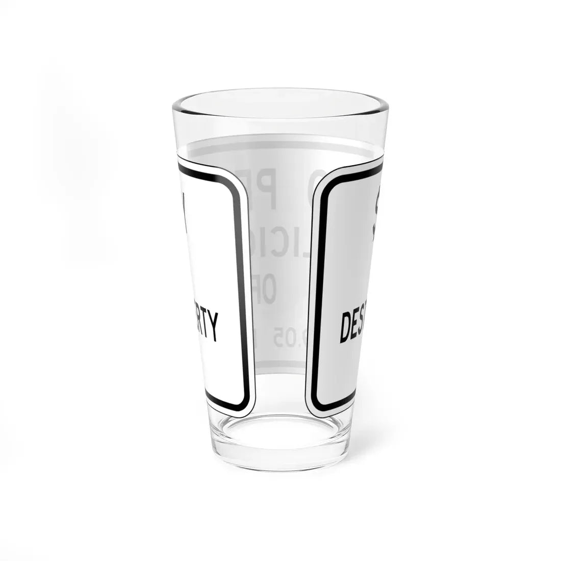 MUTCD-OH D5-H23 (Ohio) (Road Sign) Pint Glass 16oz - Go Mug Yourself