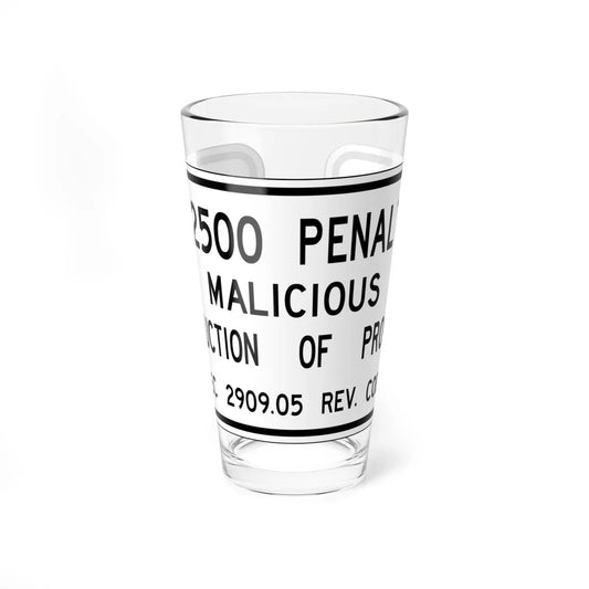 MUTCD-OH D5-H23 (Ohio) (Road Sign) Pint Glss 16oz 16oz - Go Mug Yourself