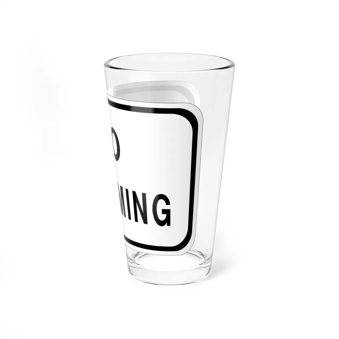 MUTCD-OH D5-H28 (Ohio) (Road Sign) Pint Glass 16oz - Go Mug Yourself