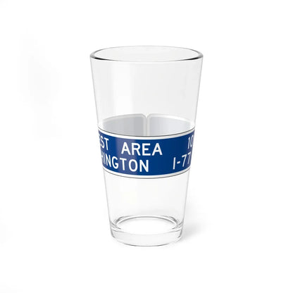 MUTCD-OH D5-H29 (Ohio) (Road Sign) Pint Glass 16oz 16oz - Go Mug Yourself
