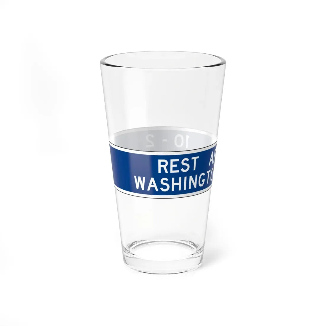 MUTCD-OH D5-H29 (Ohio) (Road Sign) Pint Glass 16oz - Go Mug Yourself