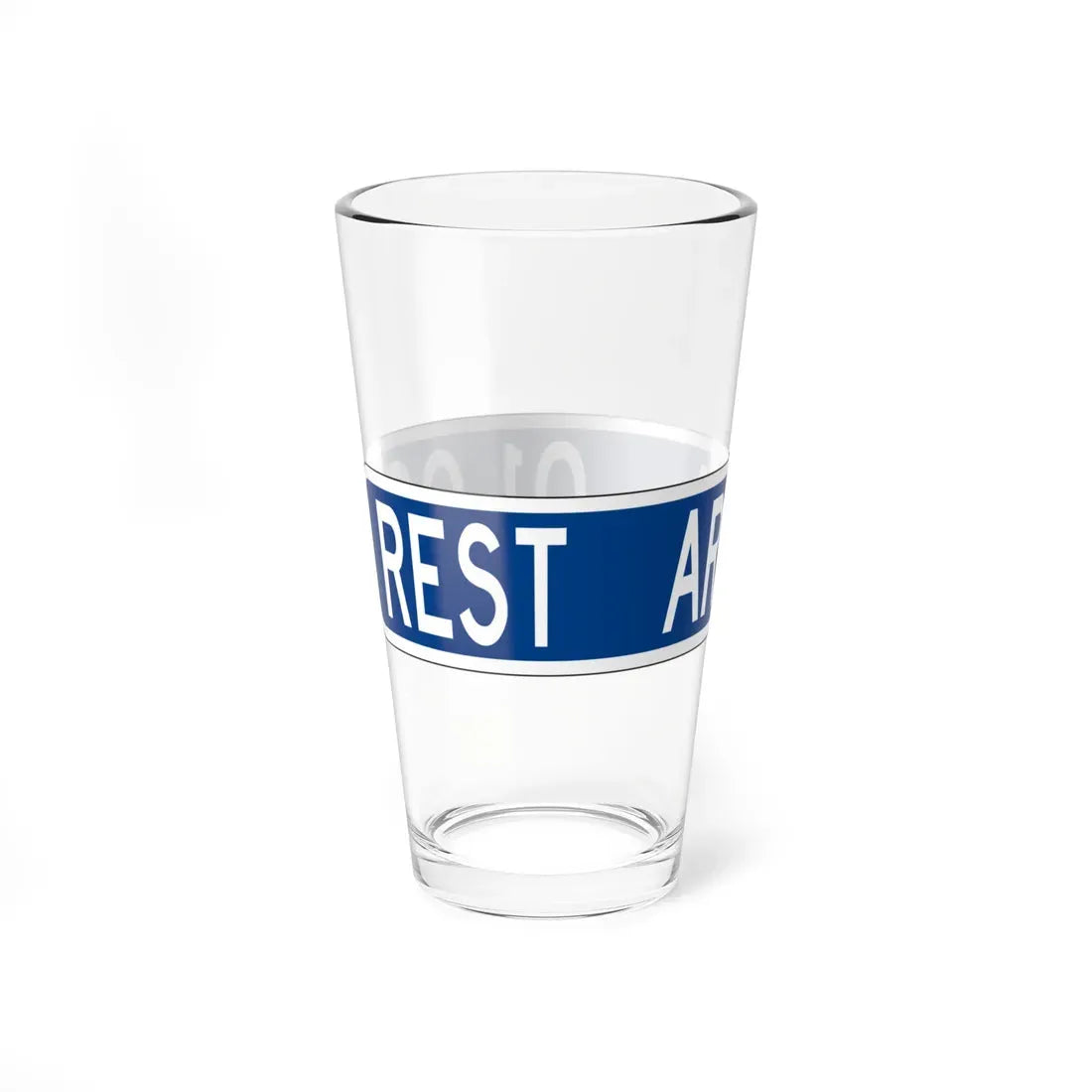 MUTCD-OH D5-H30 (Ohio) (Road Sign) Pint Glass 16oz - Go Mug Yourself