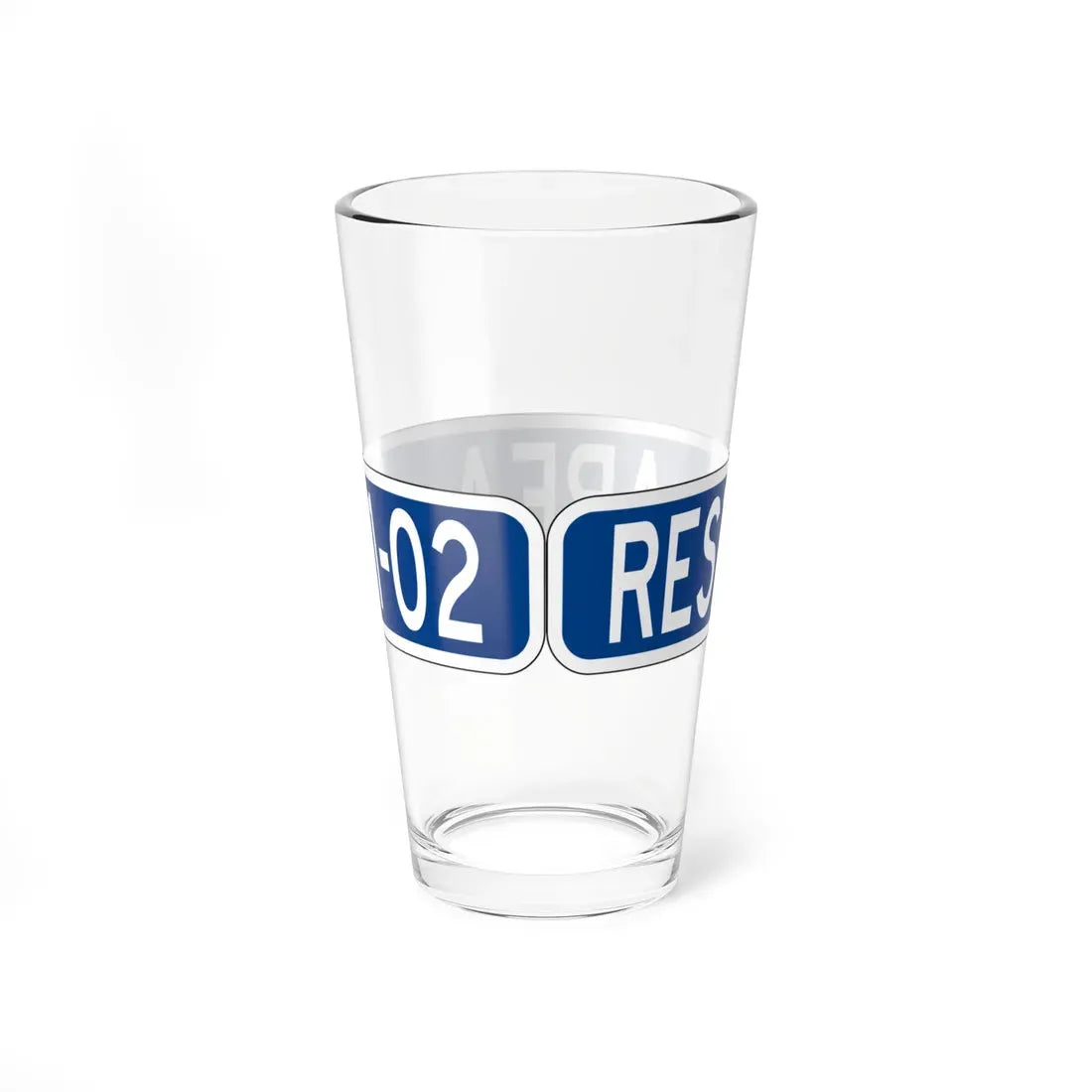 MUTCD-OH D5-H30 (Ohio) (Road Sign) Pint Glass 16oz - Go Mug Yourself