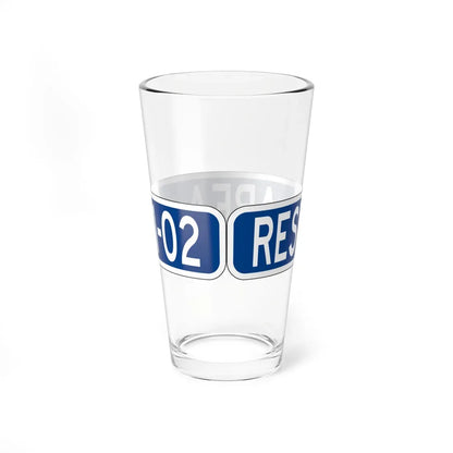 MUTCD-OH D5-H30 (Ohio) (Road Sign) Pint Glass 16oz - Go Mug Yourself
