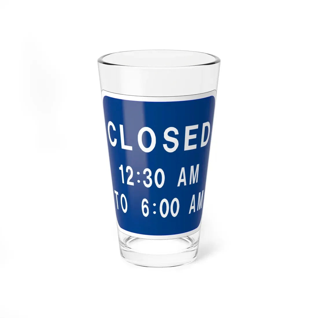 MUTCD-OH D5-H31 (Ohio) (Road Sign) Pint Glass 16oz 16oz - Go Mug Yourself