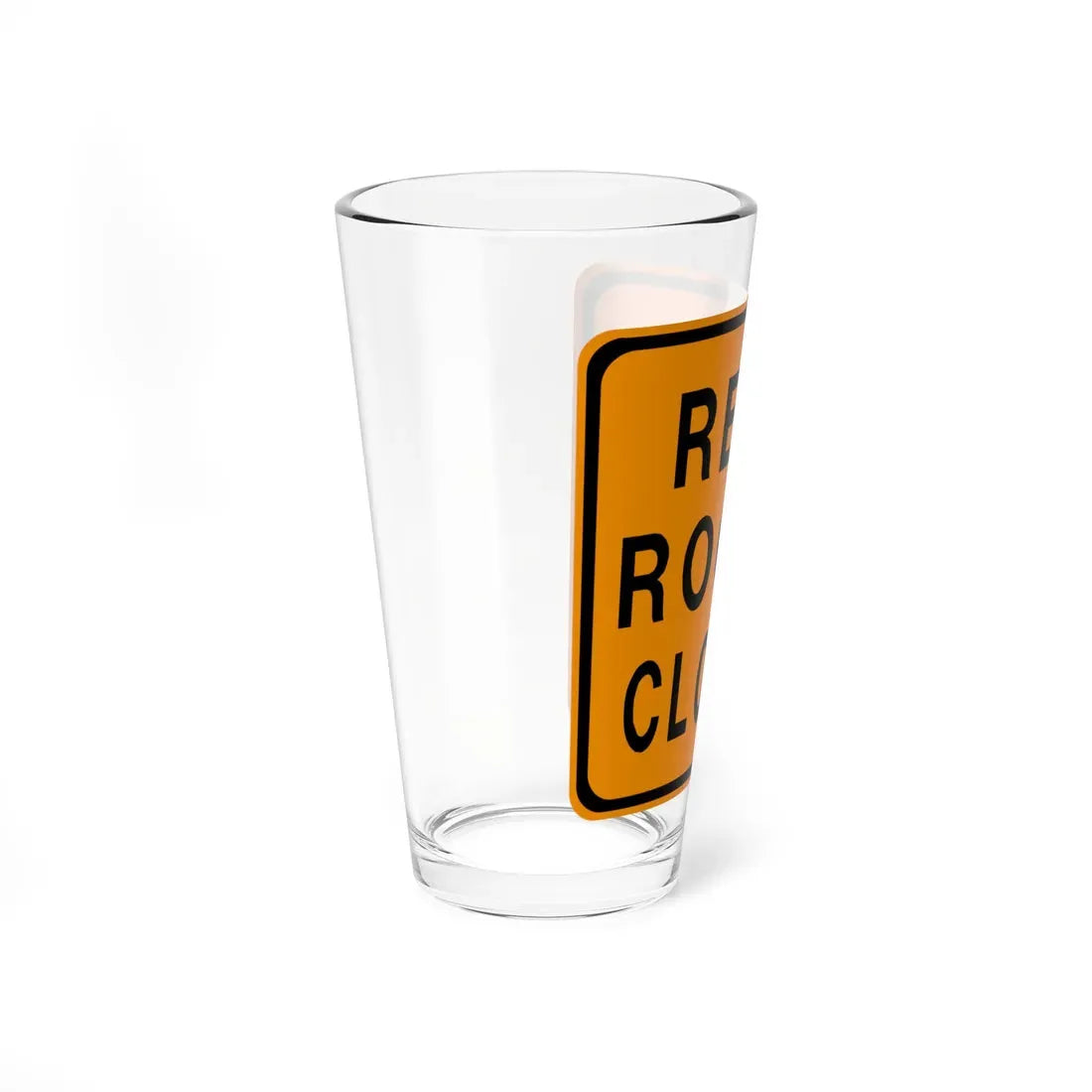 MUTCD-OH D5-H33 (Ohio) (Road Sign) Pint Glass 16oz - Go Mug Yourself