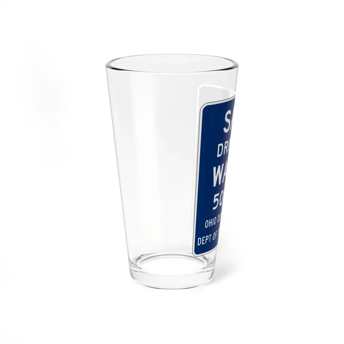 MUTCD-OH D5-H36 (Ohio) (Road Sign) Pint Glass 16oz - Go Mug Yourself