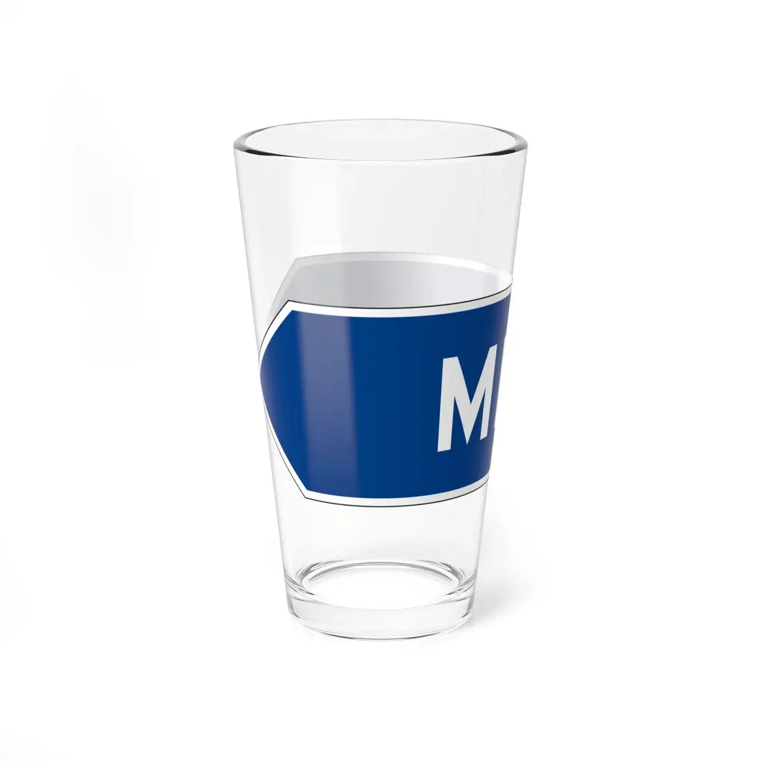 MUTCD-OH D5-H40 (Ohio) (Road Sign) Pint Glass 16oz - Go Mug Yourself