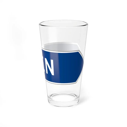 MUTCD-OH D5-H40 (Ohio) (Road Sign) Pint Glass 16oz - Go Mug Yourself