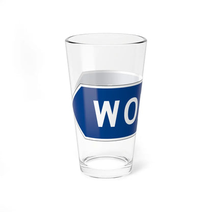 MUTCD-OH D5-H41 (Ohio) (Road Sign) Pint Glss 16oz - Go Mug Yourself