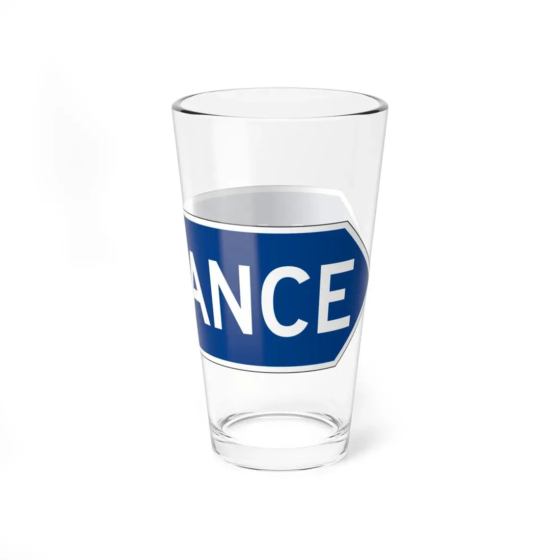 MUTCD-OH D5-H43 (Ohio) (Road Sign) Pint Glass 16oz - Go Mug Yourself