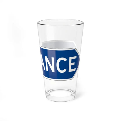 MUTCD-OH D5-H43 (Ohio) (Road Sign) Pint Glass 16oz - Go Mug Yourself